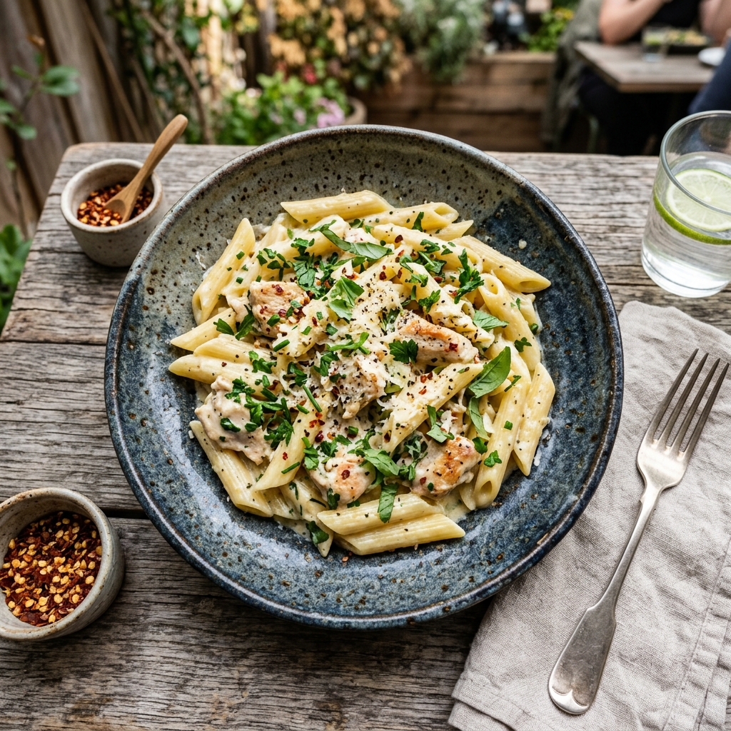 Buttermilk Chicken Penne